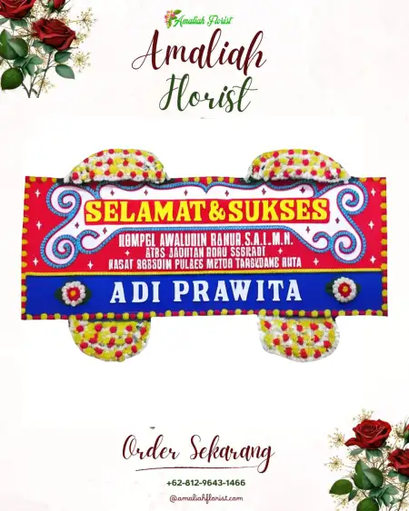 Papan Bunga Ucapan Selamat Patam Lestari